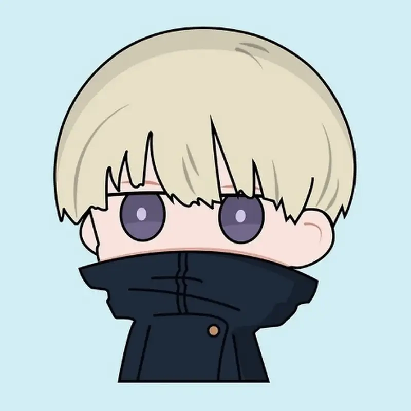 Toge Inumaki chibi fanart sáng tạo từ cộng đồng fan