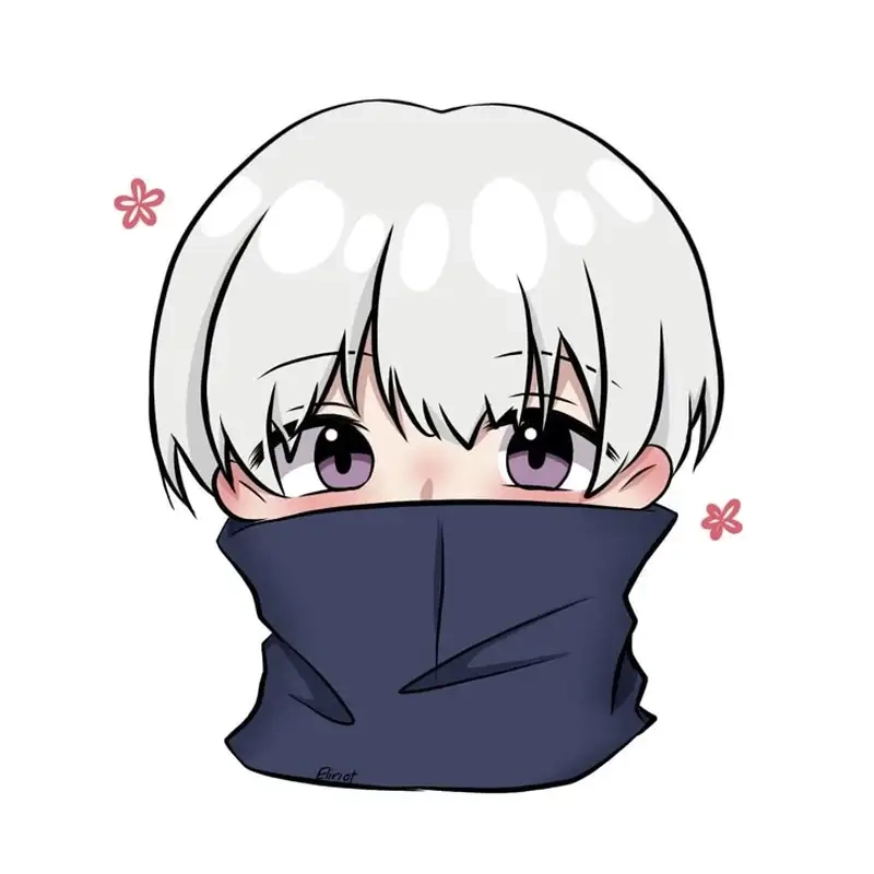 Toge Inumaki chibi đẹp lung linh mọi góc nhìn