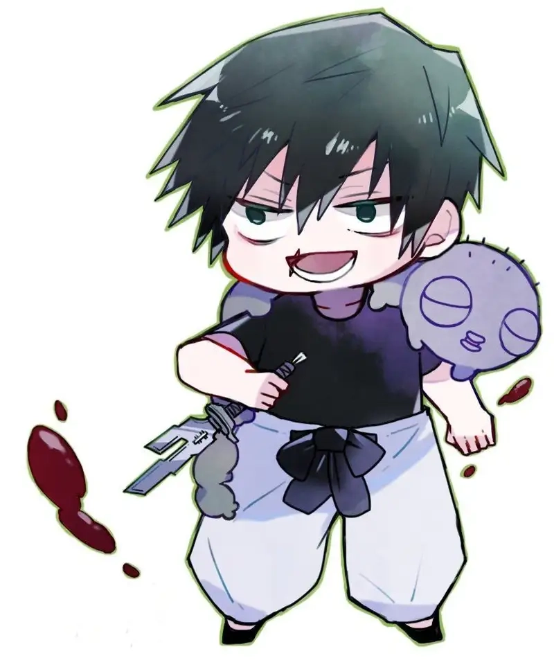 Ảnh chibi Toji Fushiguro dễ thương quá trời