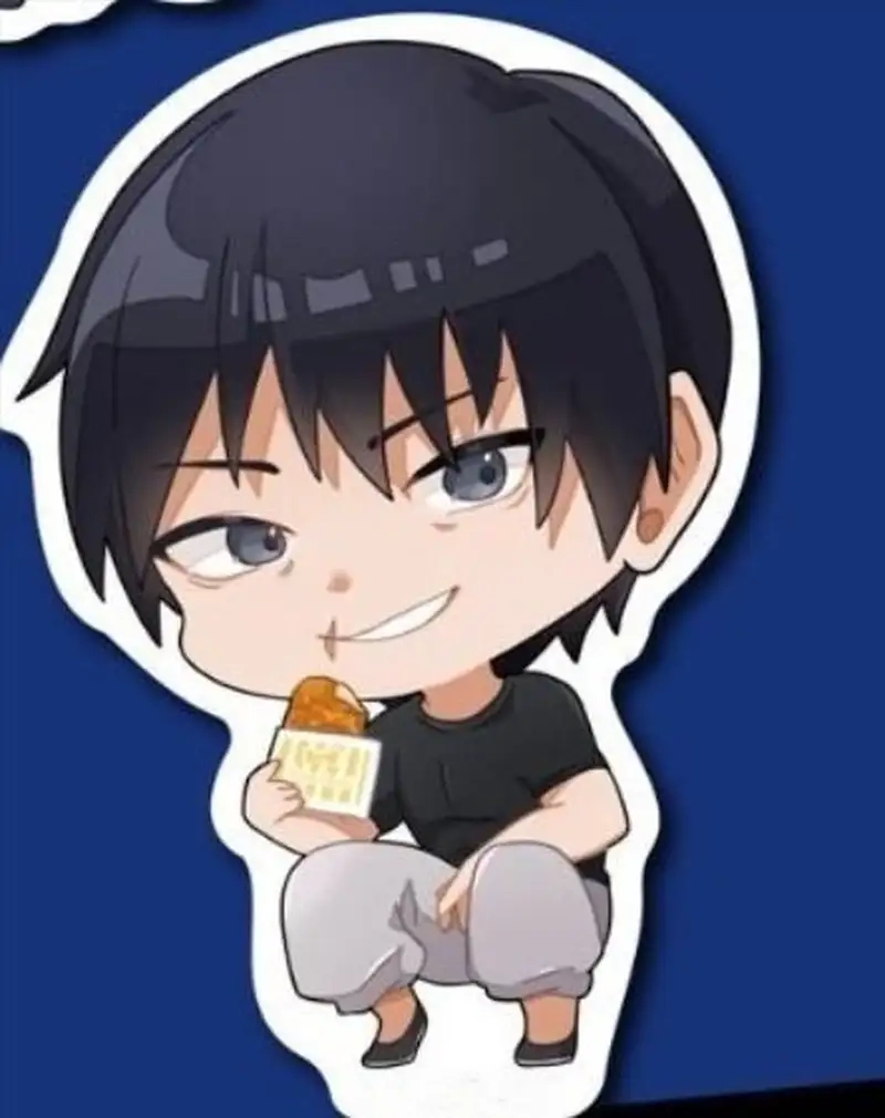 Ảnh chibi Toji Fushiguro nhìn muốn cắn một phát