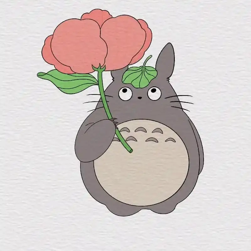 Tải ngay hình Totoro chibi cute đẹp ngất ngây
