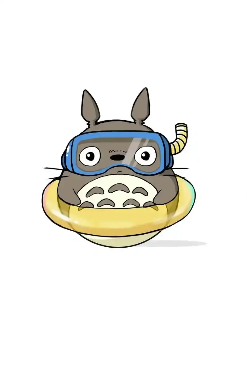 Bộ sưu tập ảnh chibi Totoro dễ thương cho fan Ghibli