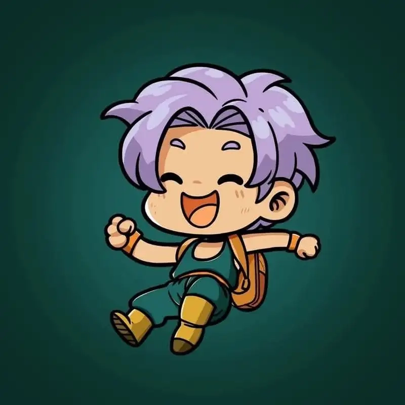 Chiêm ngưỡng fan art chibi Trunks Naruto ấn tượng