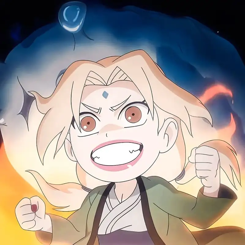 Ngắm Tsunade chibi cute siêu đáng yêu Naruto