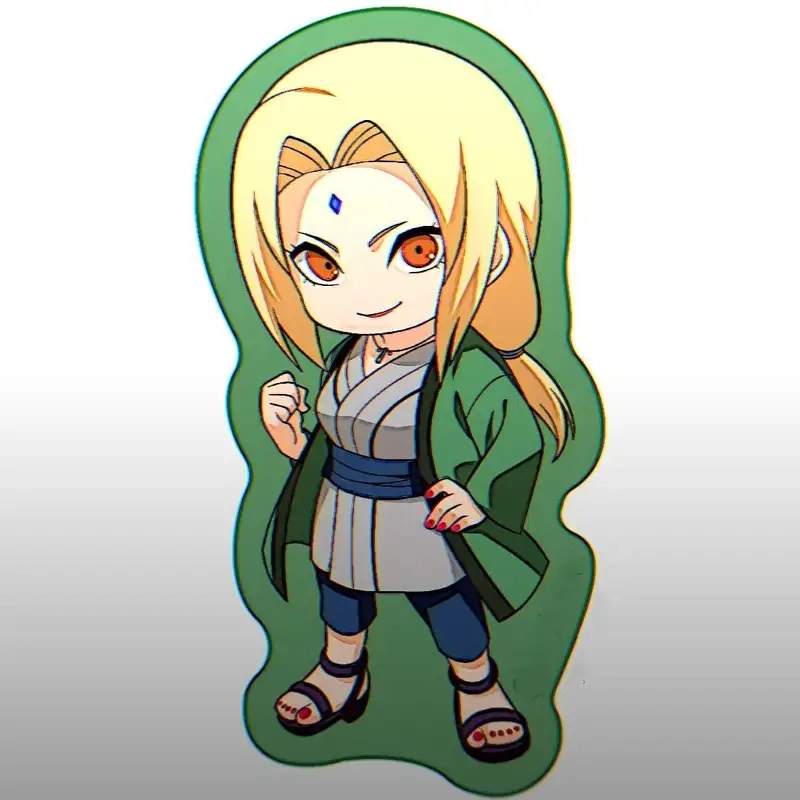 Thưởng thức Tsunade chibi dễ thương vui nhộn fanart