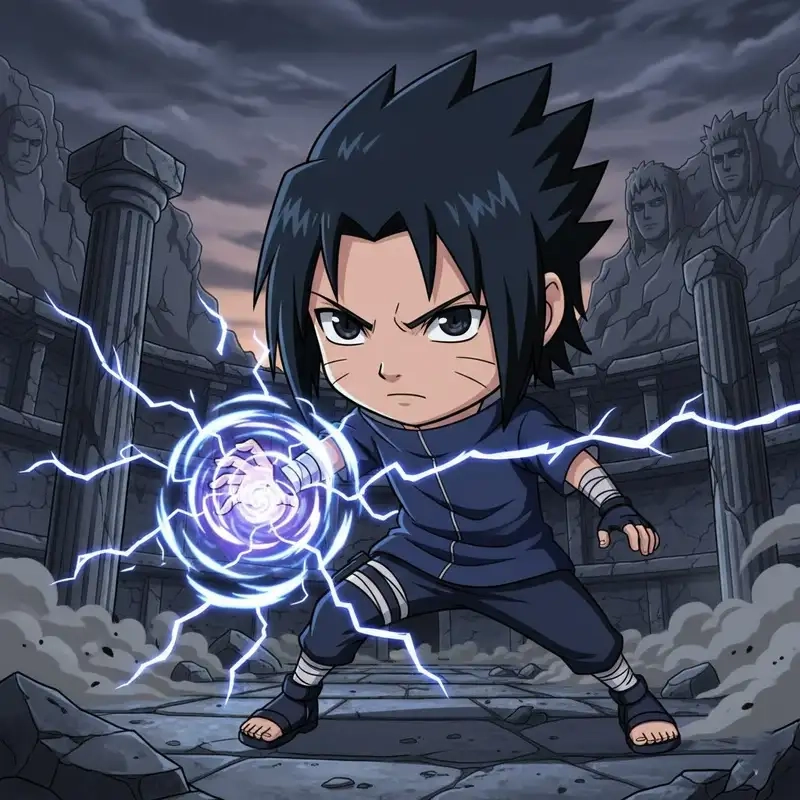 Ảnh chibi Uchiha Sasuke là như thế nào