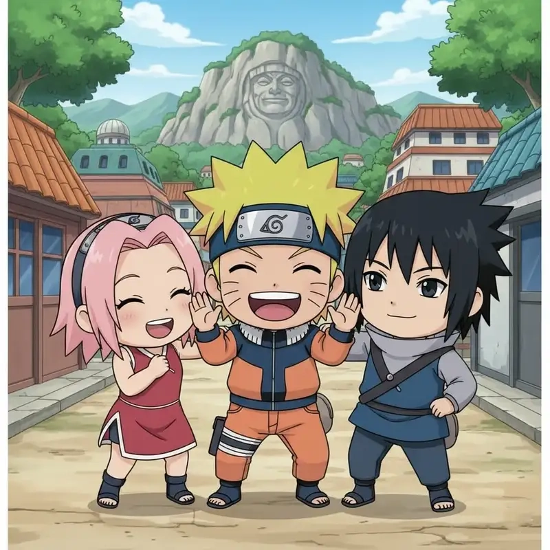 Tận hưởng Hình Sasuke chibi đẹp hấp dẫn