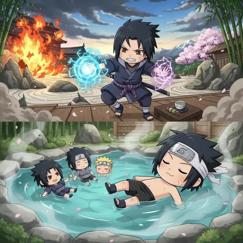 Xem ngay Sasuke chibi dễ thương nhất