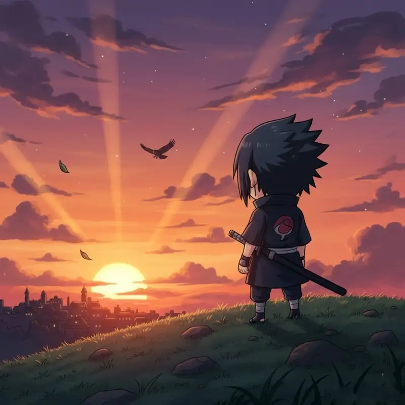 Chiêm ngưỡng Sasuke chibi đáng yêu xinh xắn
