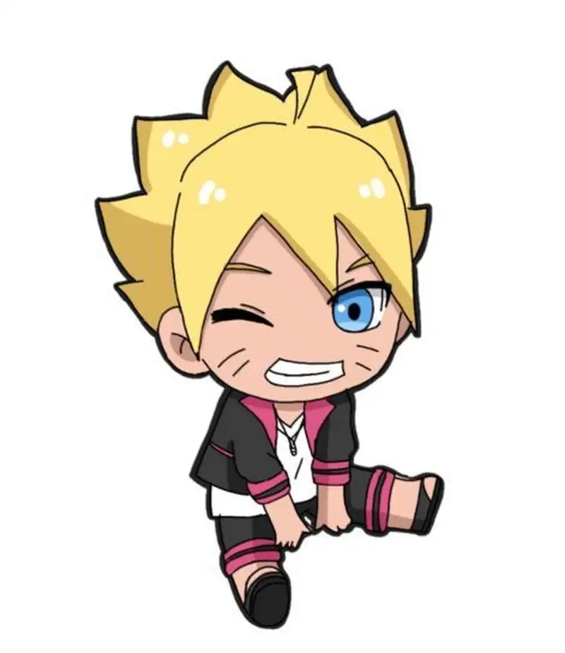 Ảnh chibi Uzumaki Boruto phong cách ngầu chất lượng cao