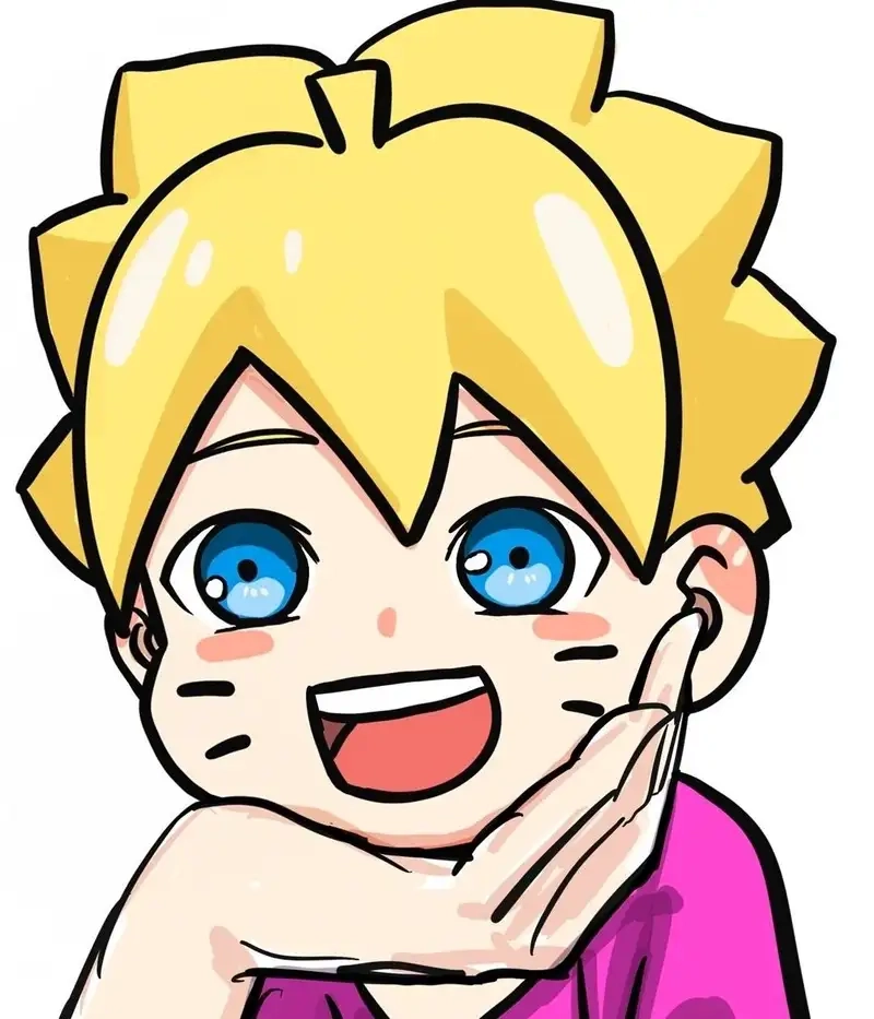 Tải hình nền chibi Boruto full màu sắc rực rỡ