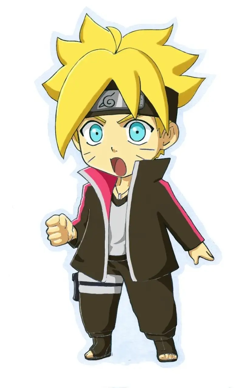 Chiêm ngưỡng chibi Boruto Uzumaki full body trọn vẹn