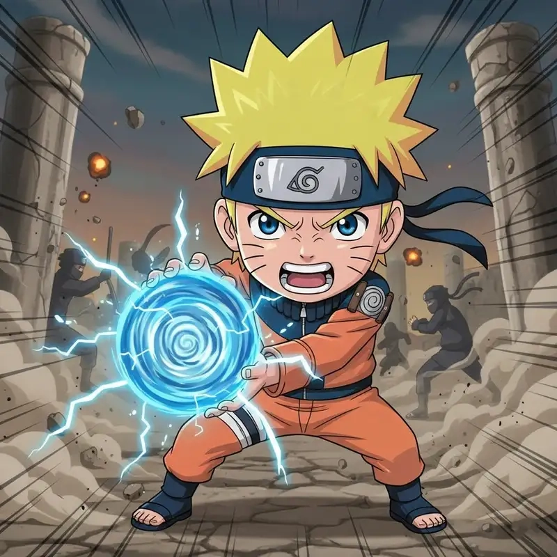 Ảnh chibi Uzumaki Naruto là như thế nào