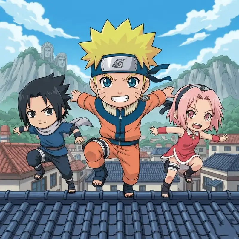 Thưởng thức Naruto chibi Naruto Uzumaki cute ngộ nghĩnh