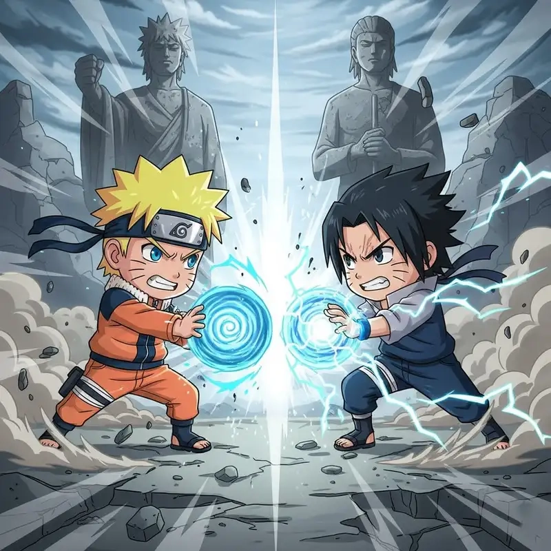 Tận hưởng Ảnh Naruto chibi dễ thương cute mọi góc nhìn