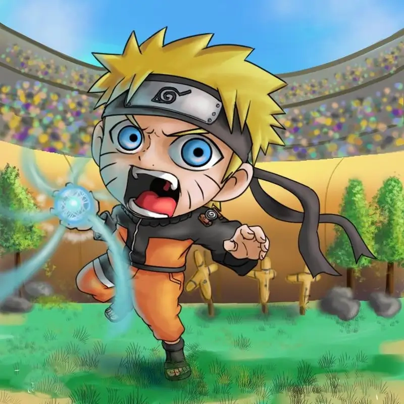 Ngắm Naruto chibi cute xinh xắn và đầy sức sống