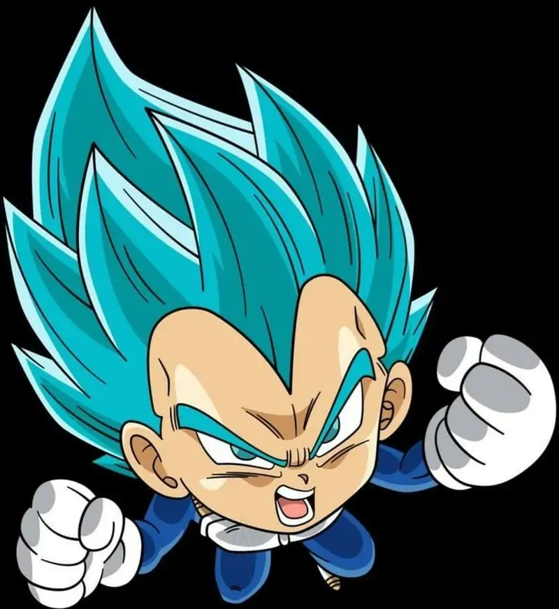 Thỏa sức xem ảnh chibi Vegeta cute và ngầu