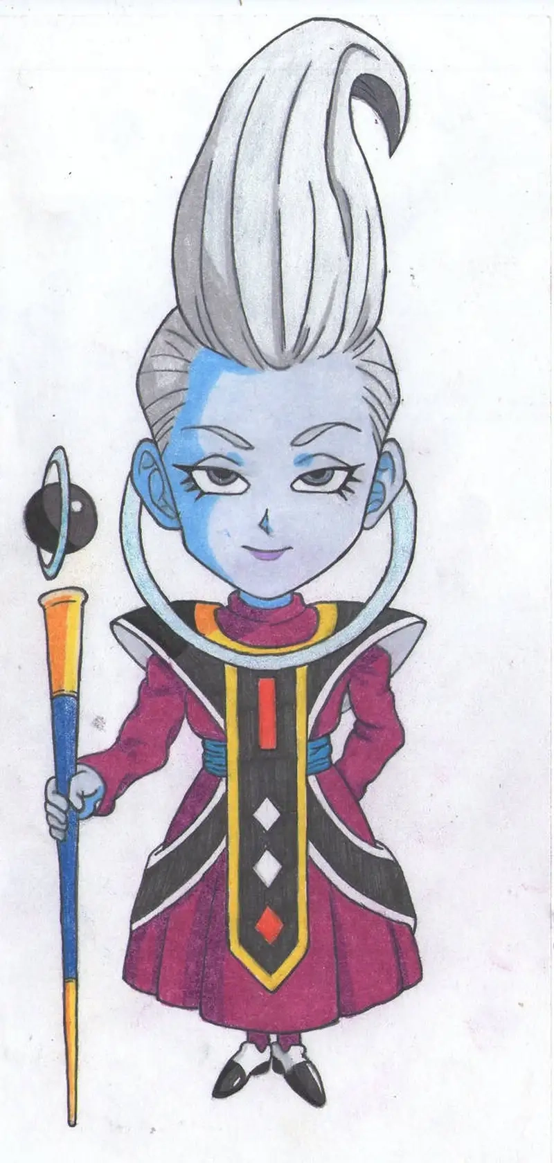 Ảnh chibi Whis là như thế nào hấp dẫn fan