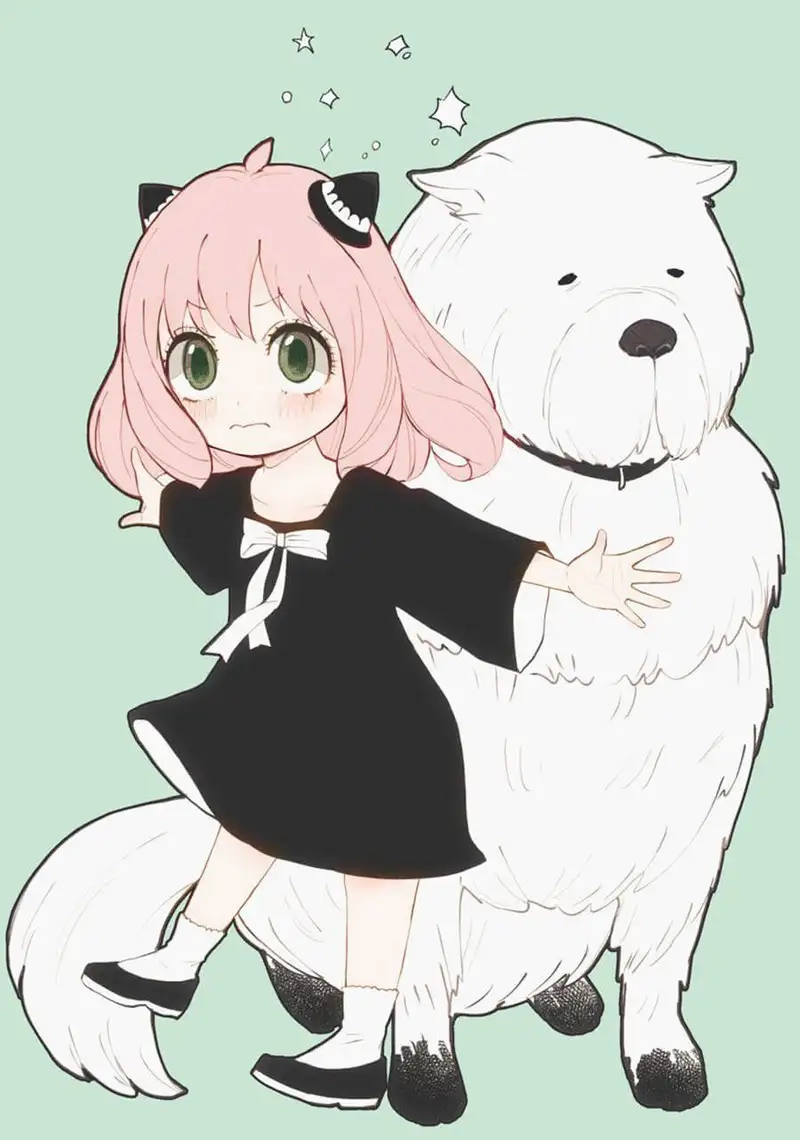 Yor Forger chibi đáng yêu với nụ cười rạng rỡ