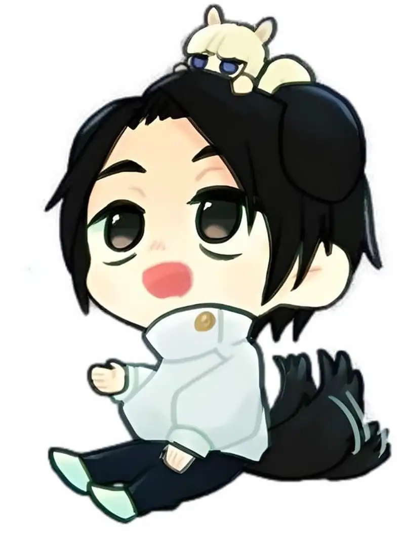Chibi Yuta Okkotsu vẽ tay nghệ thuật fan siêu đẹp