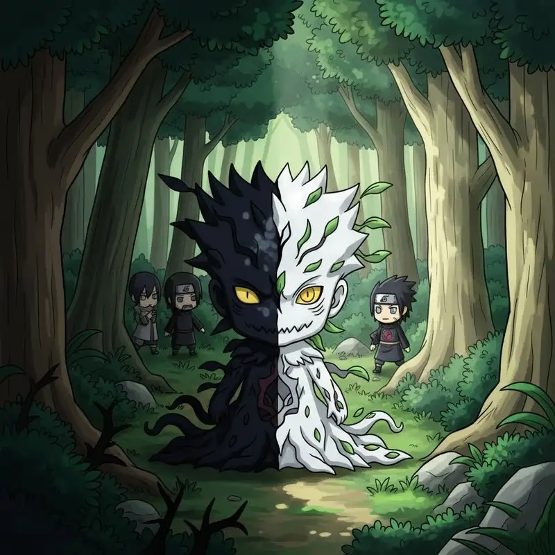 Thỏa sức vui với chibi Zetsu Naruto phong cách anime