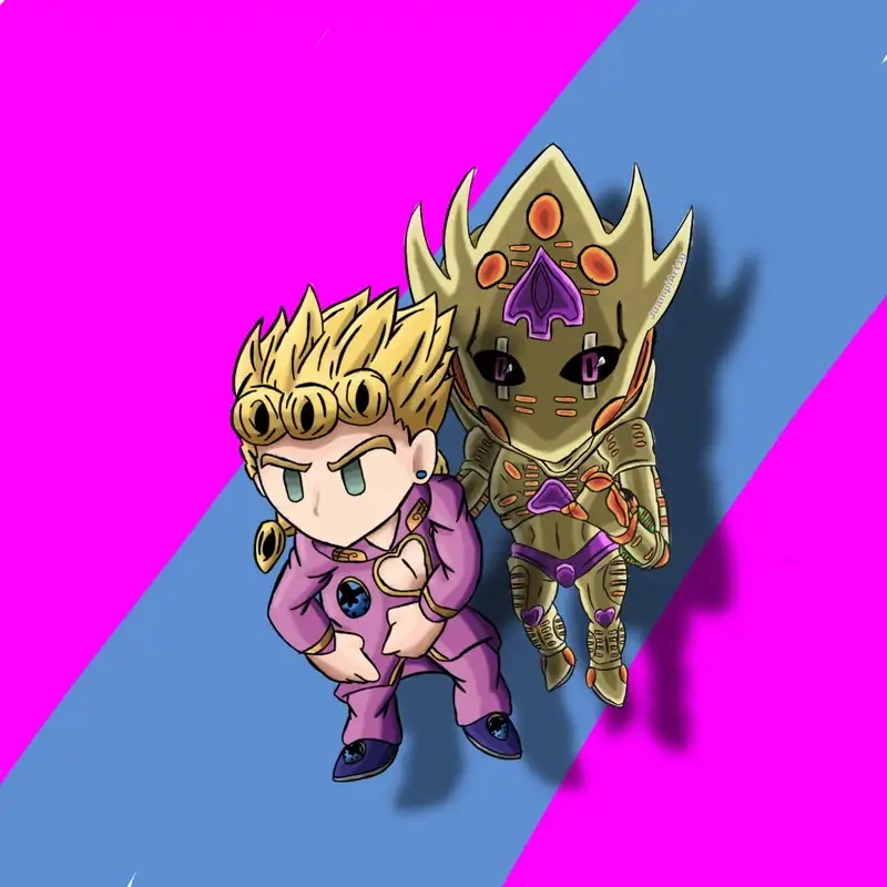Ngắm Giorno Giovanna chibi dễ thương cực chất