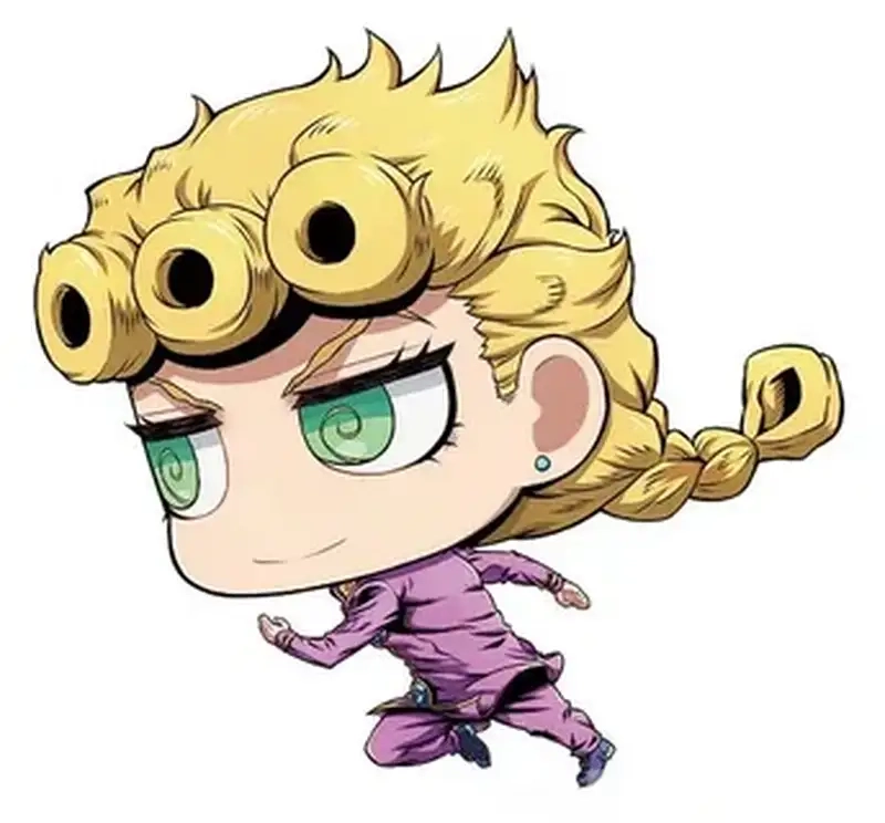Giorno Giovanna chibi full body cực sống động