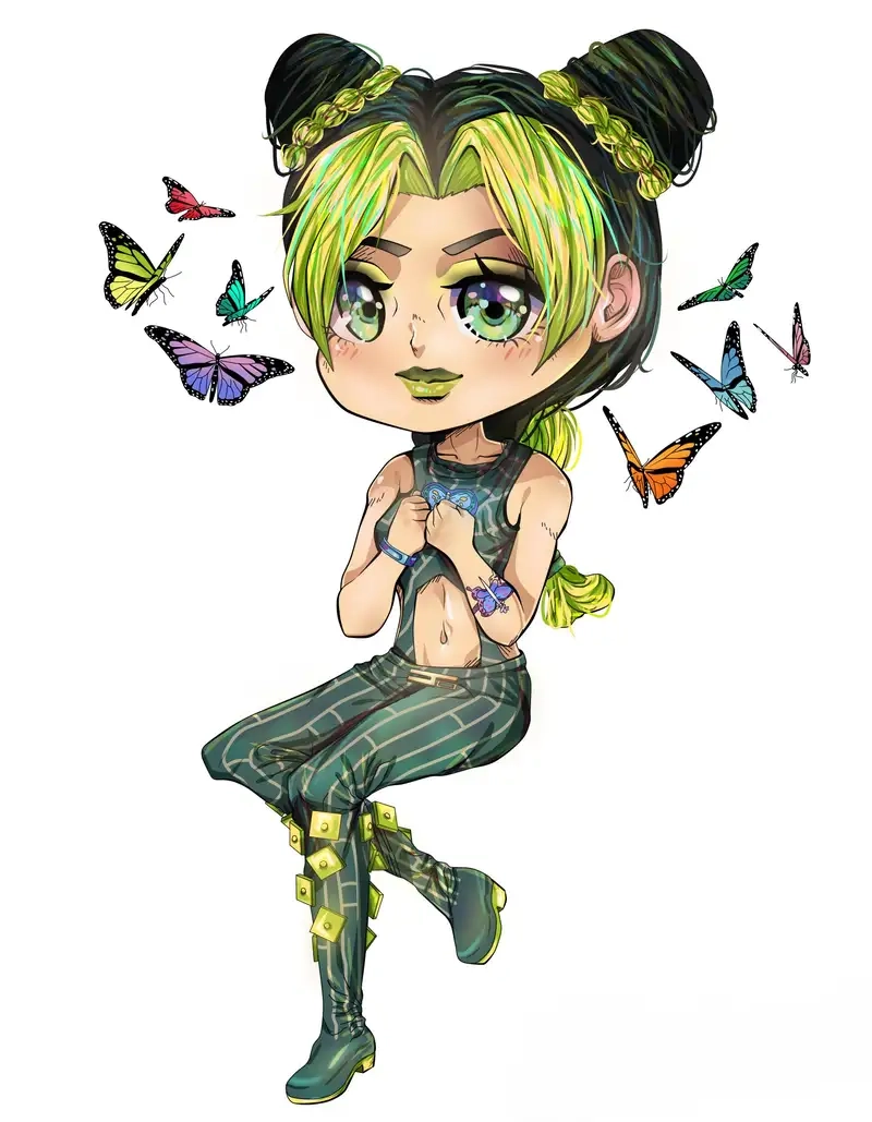 Ảnh chibi Jolyne Cujoh là như thế nào gây sốt 