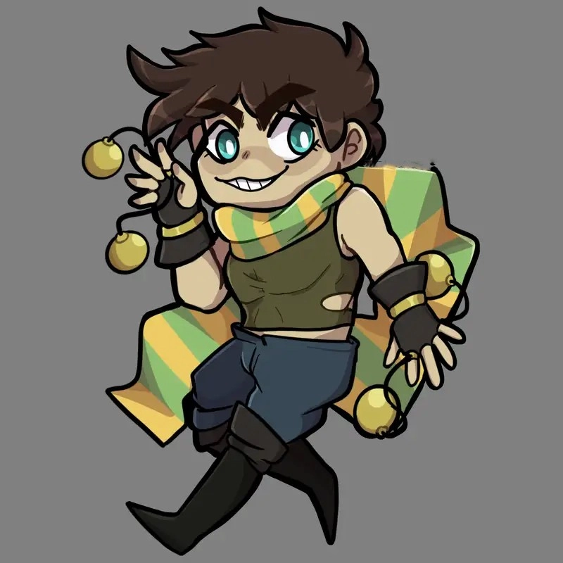 Ảnh chibi Joseph Joestar là như thế nào