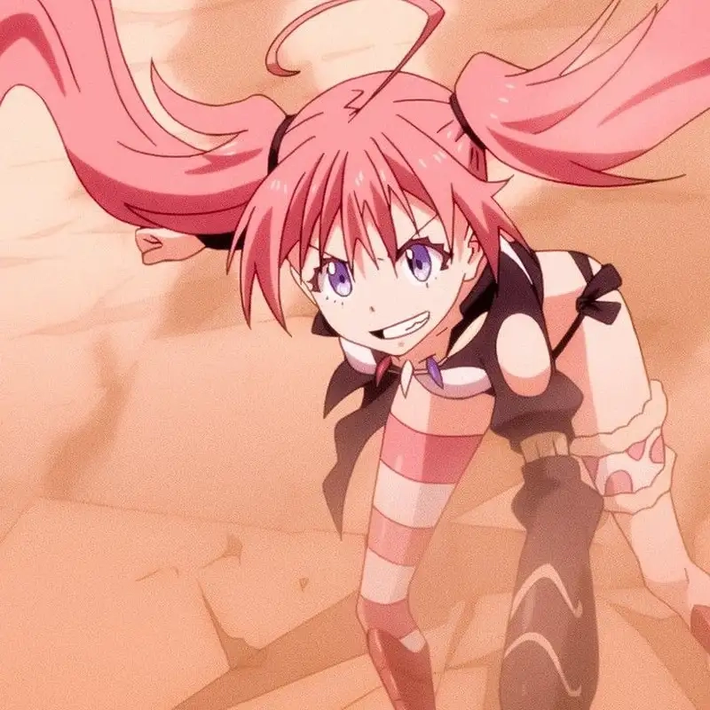 Trang trí máy với hình nền chibi Milim Nava