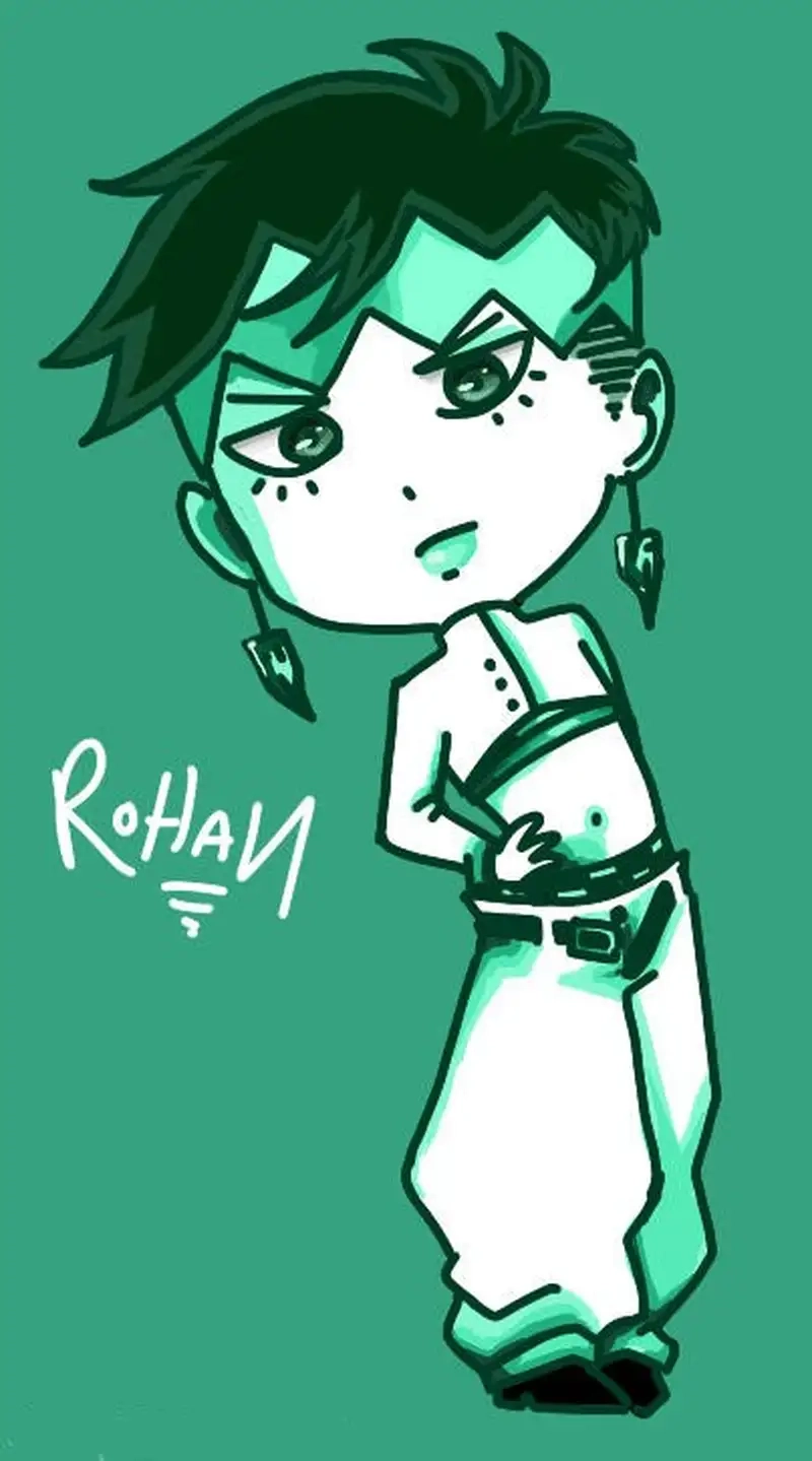 Thưởng thức sáng tạo qua Rohan Kishibe chibi fanart