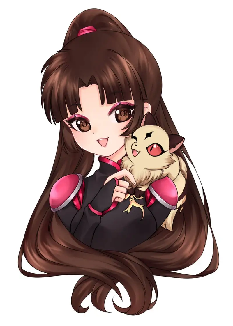 Tải ngay hình chibi Sango cute độc đáo