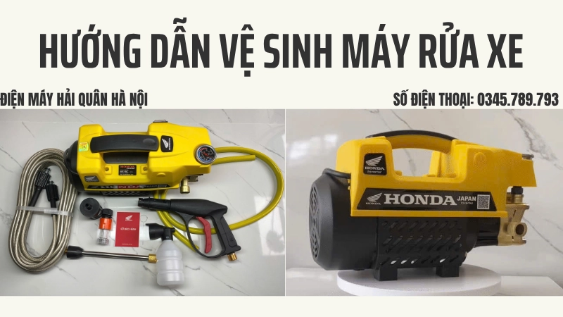 Hướng dẫn vệ sinh máy rửa xe bền lâu như thế nào