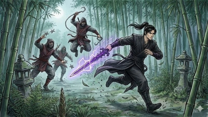 Bảy thanh hung giản mỗi thanh kiếm mang một số mệnh riêng