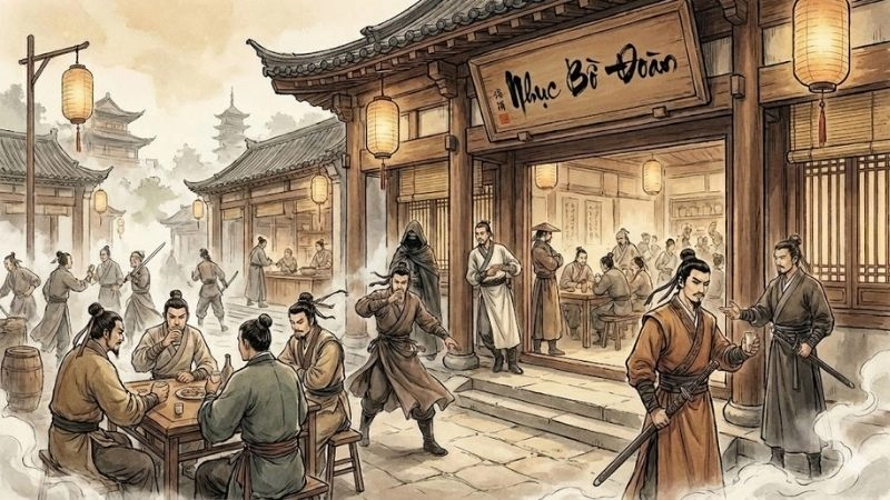 Nhục Bồ Đoàn bí ẩn giang hồ mở ra vận số khó lường