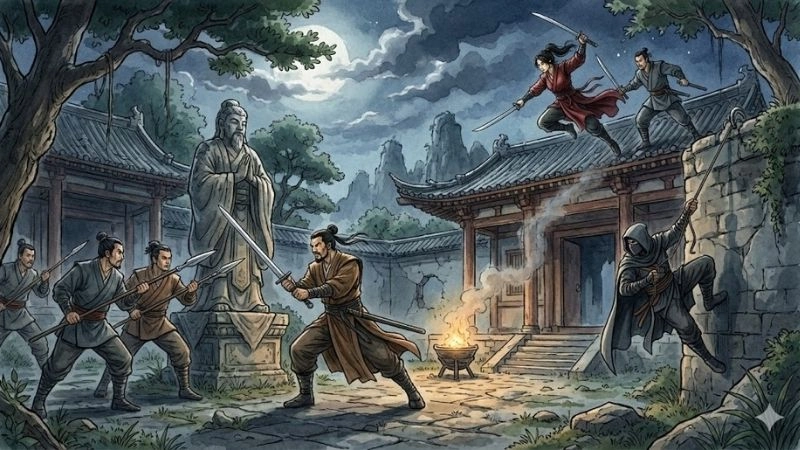 Nhục Bồ Đoàn bức tranh cổ phong đầy huyền ảo và uẩn khúc