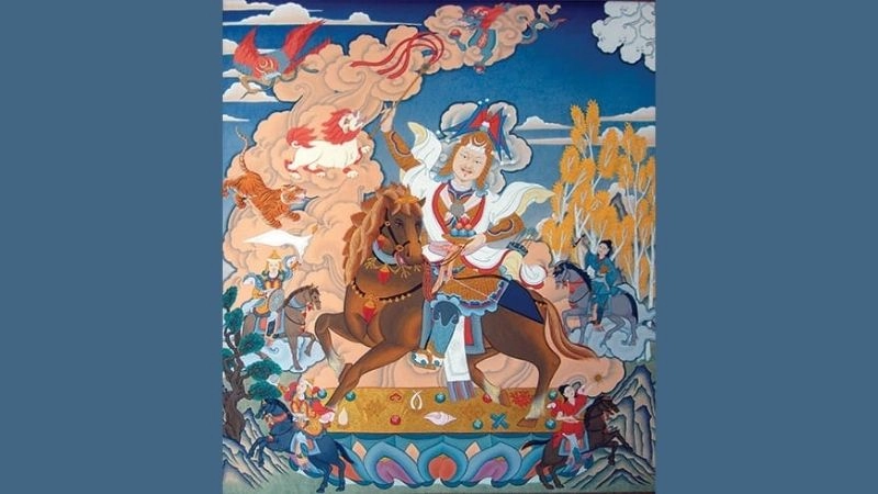 Sử thi vua Gesar chất chứa sức mạnh và lòng dũng cảm