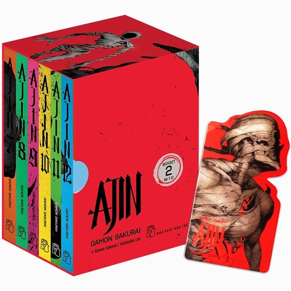 Ajin BoxSet Số 2 Tập 7 Đến Tập 12 Tặng Kèm Bookmark