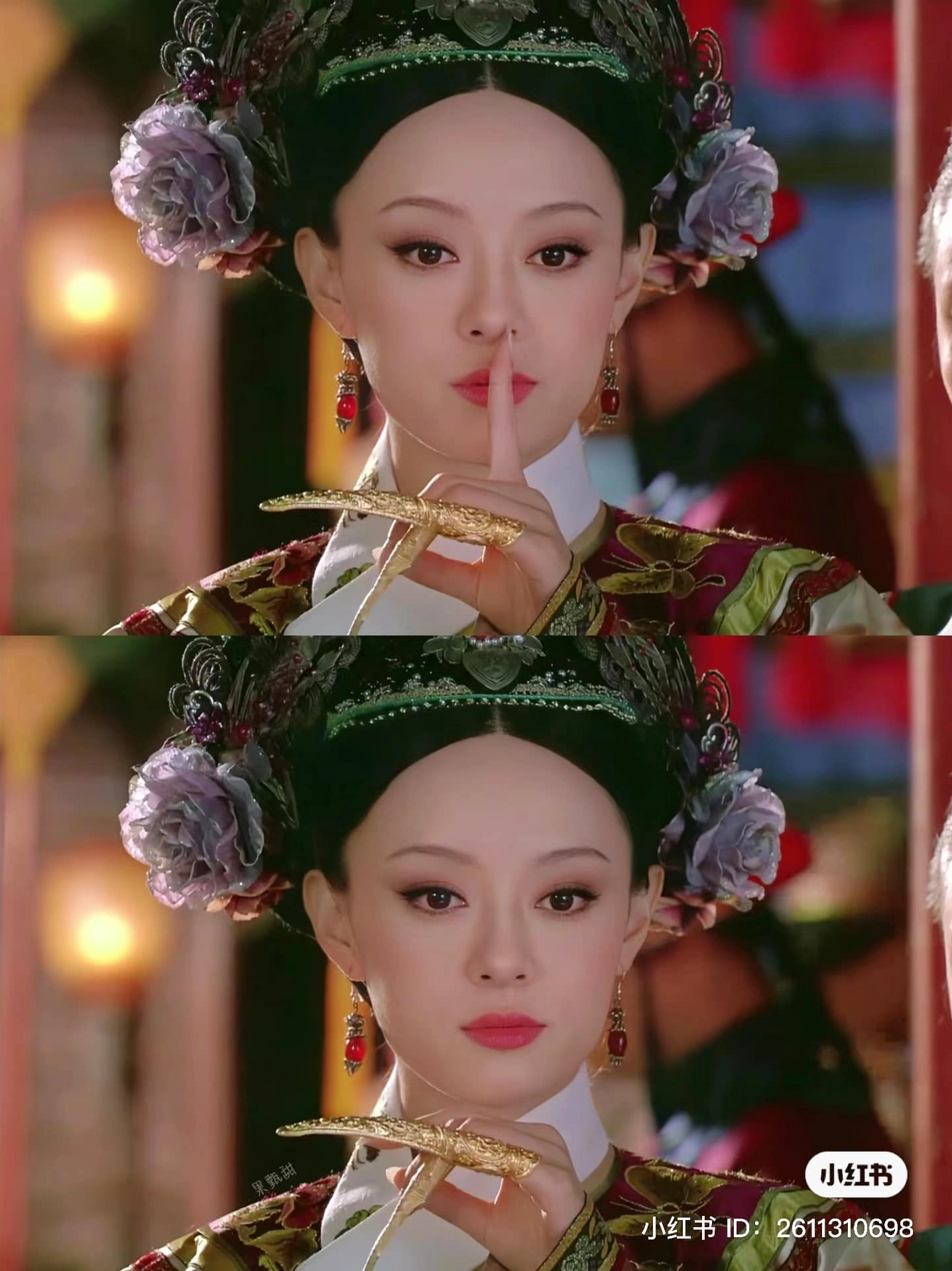 Ánh mắt sắc sảo của Chân Hoàn khi đối mặt với những âm mưu chốn hậu cung