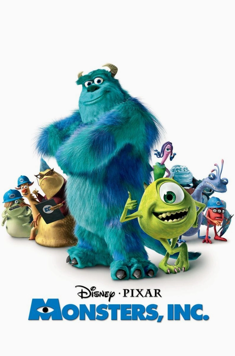 Áp phích chính thức của bộ phim hoạt hình Công ty Quái vật Monsters Inc