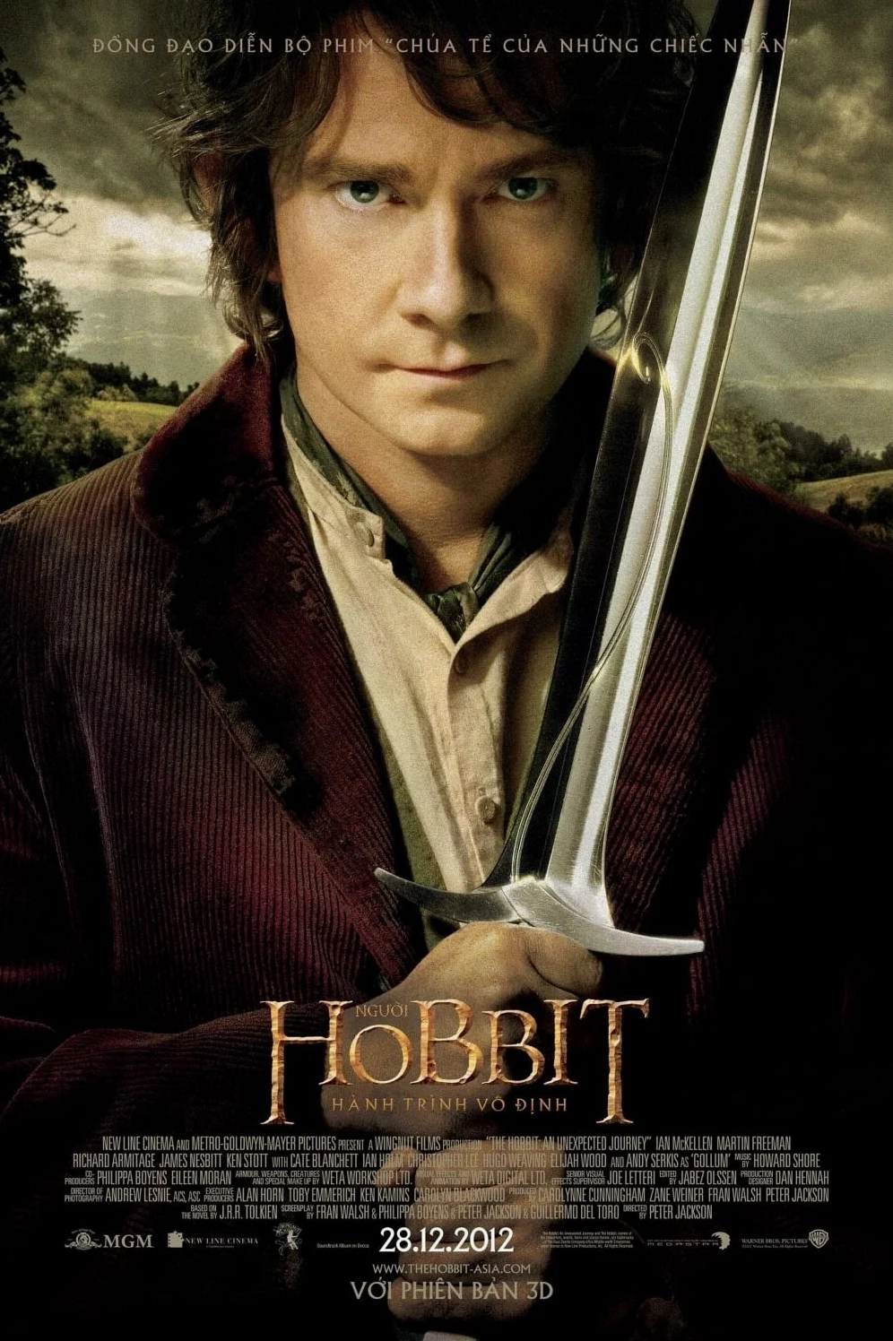 Áp phích chính thức của bộ phim Người Hobbit Hành Trình Vô Định