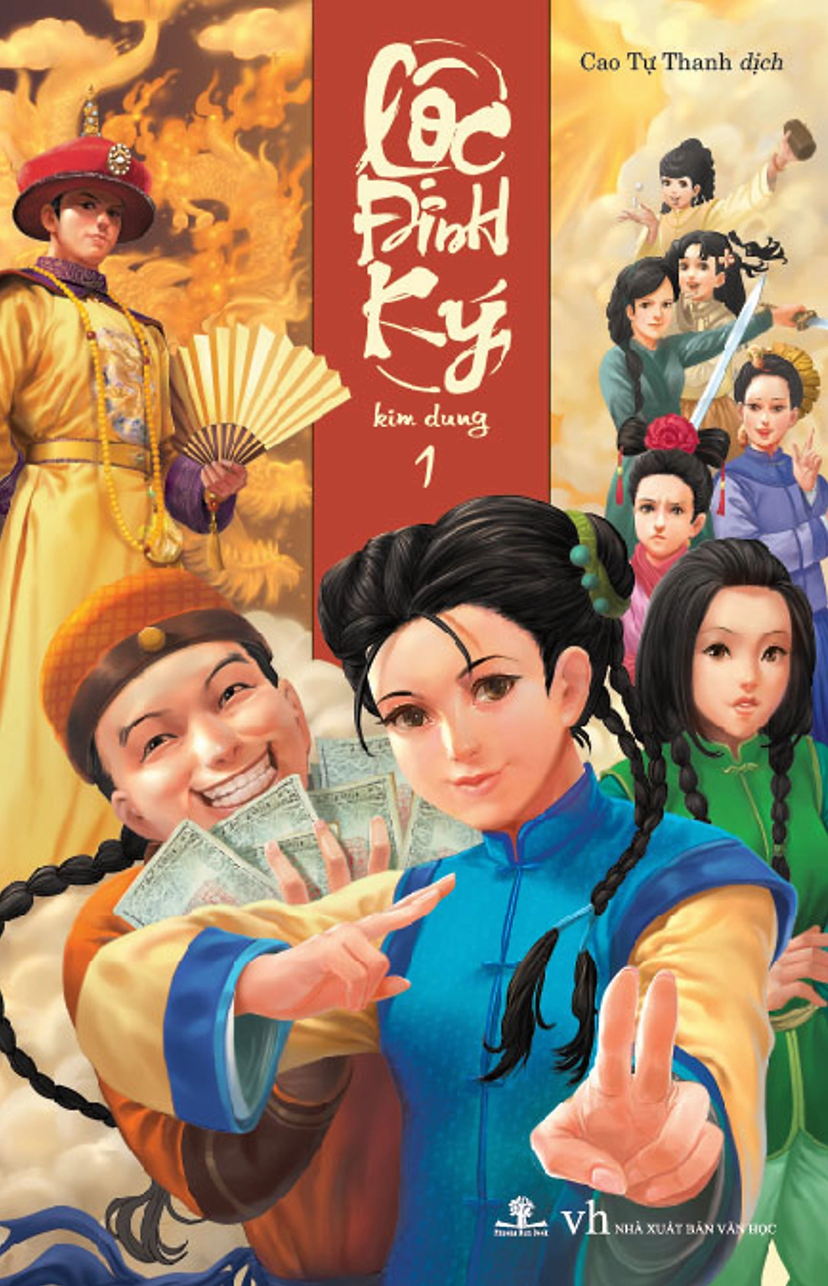 Bìa sách tác phẩm Lộc Đỉnh ký của nhà văn Kim Dung