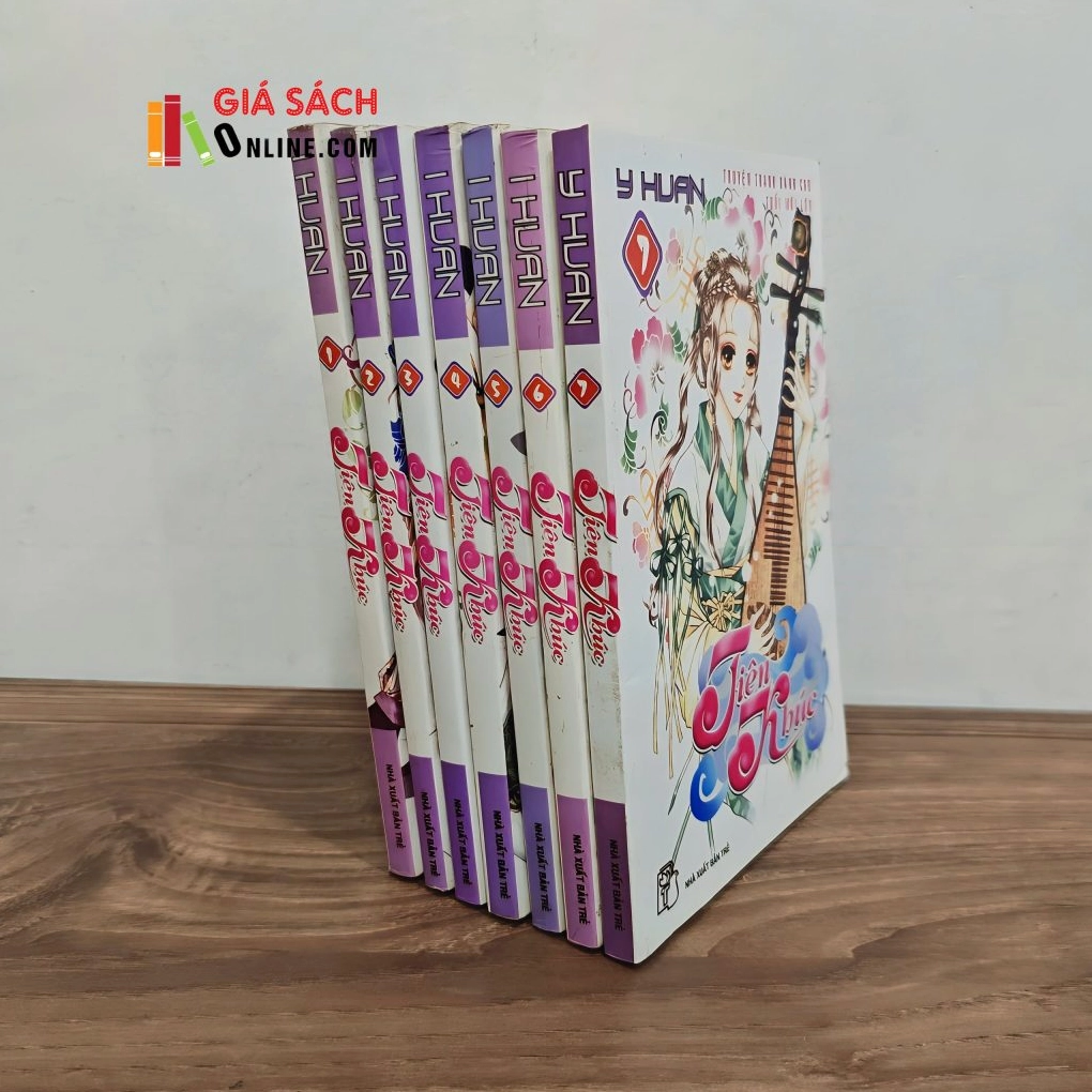 Bìa truyện Tiên khúc full bộ mang đậm chất cổ trang