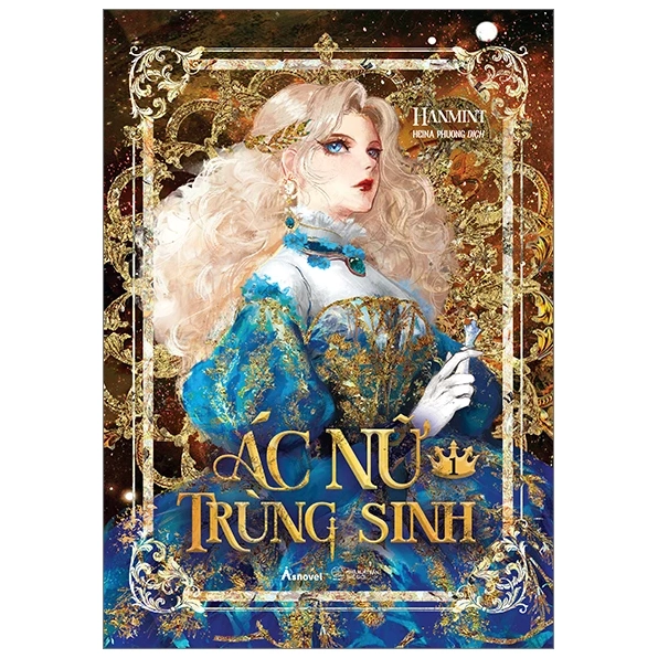 Bìa truyện tranh chuyển sinh thành ác nữ đầy ấn tượng