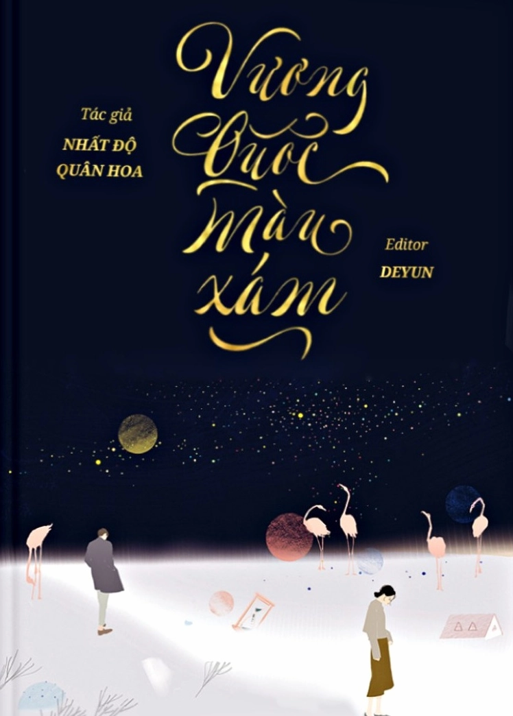 Bức tranh mang tông màu xám ảm đạm gợi lên những khoảng thời gian bi thương nhất