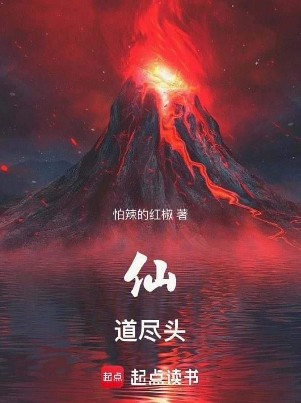 Bức tranh minh họa cảnh tu đạo tĩnh lặng giữa thiên nhiên hùng vĩ