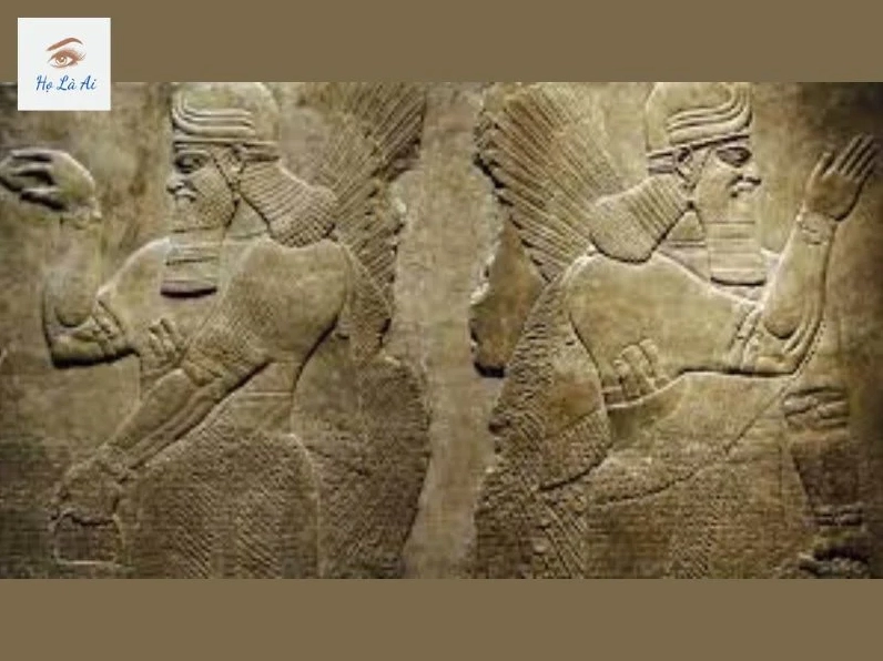 Bức tranh minh họa khung cảnh hoành tráng của Thần thoại Lưỡng Hà cổ đại