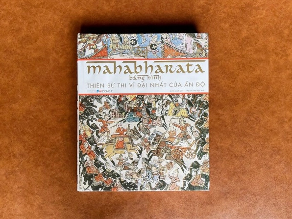 Bức tranh minh họa Mahabharata thiên sử thi vĩ đại nhất Ấn Độ với các anh hùng xuất chúng
