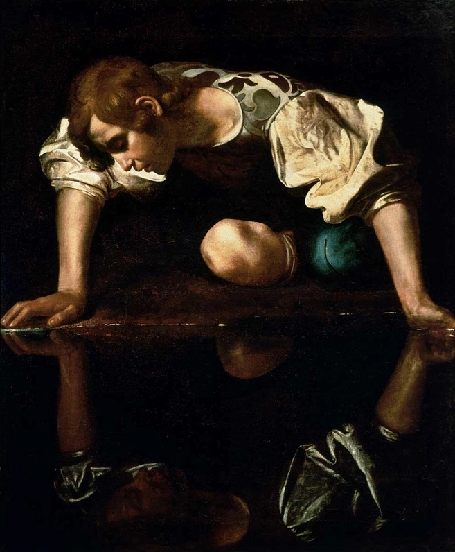 Bức tranh Narcissus của họa sĩ Caravaggio
