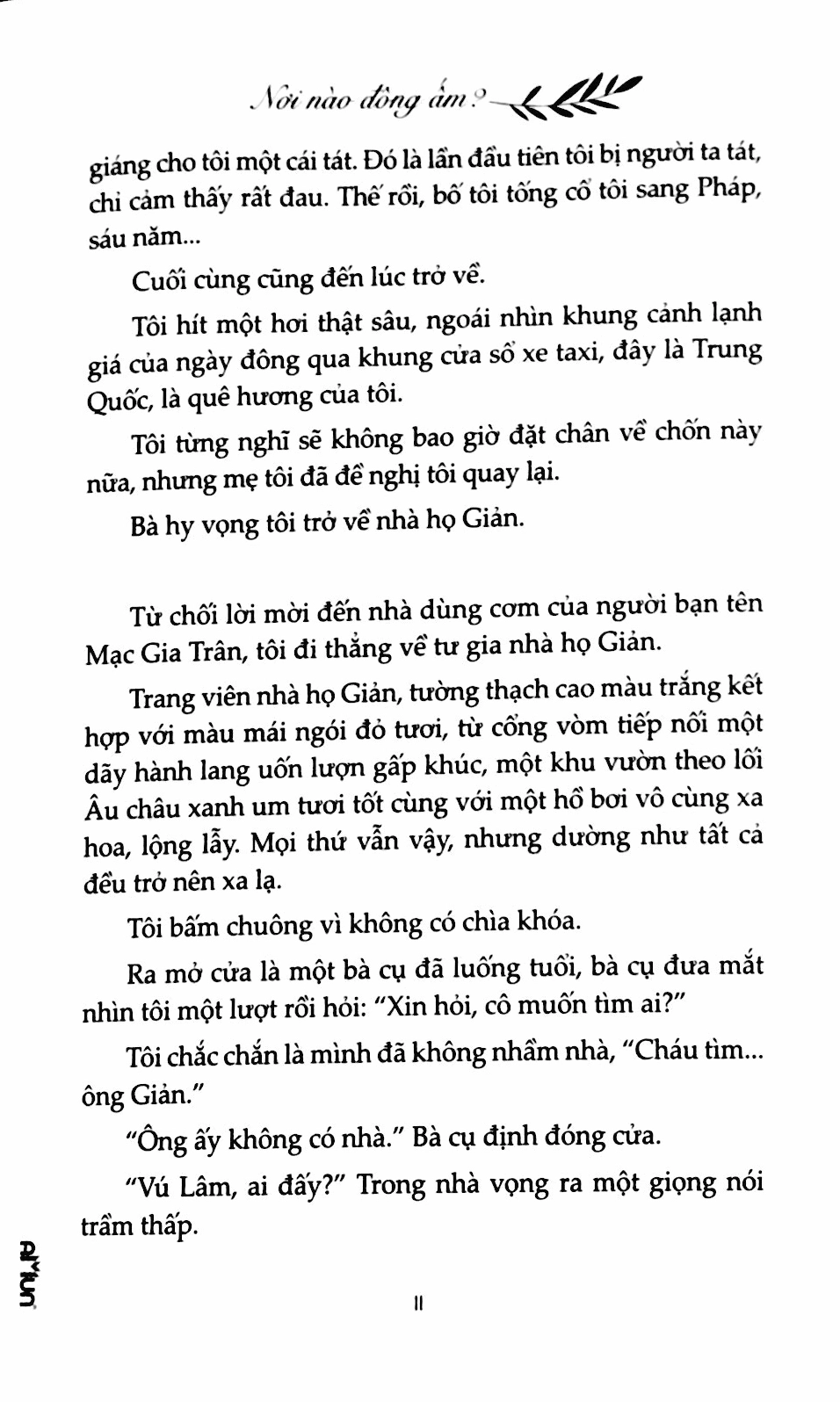 Cận cảnh những trang sách đầu tiên của Nơi nào đông ấm